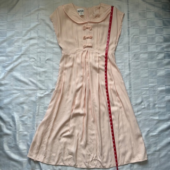 Nina Picciano Soft Pink Vintage Sailor Style Mid-length Dress - Picture 7 of 13